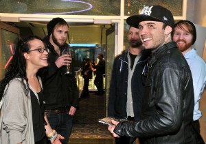 Skate 4 Cancer's Rob Dyer (Right forefront)