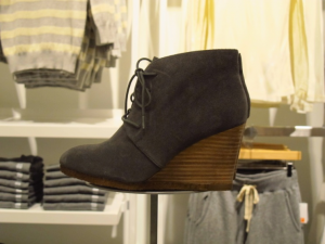 Ladies wedge bootie