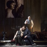 Photo: Michael Cooper (l – r) Gun-Brit Barkmin as Bianca, Michael König as Guido Bardi and Alan Held as Simone (background) in the Canadian Opera Company production of A Florentine Tragedy, 2012.