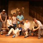 Bruce Norris' Clybourne Park, cast on stage at the Panasonic Theatre Toronto, Ontario