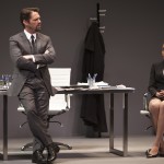 Jason Priestley and Cara Ricketts in RACE. Photo by David Hou.