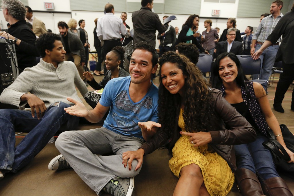 Ensemble cast of Aladdin theatrical production