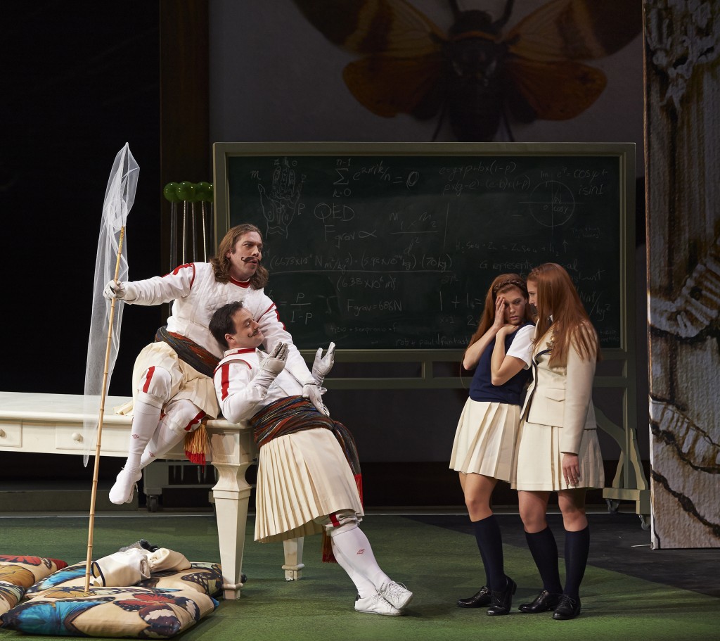 Fiordiligi and Dorabella end up being cornered and trapped, like butterflies, in Mozart's Così fan tutte