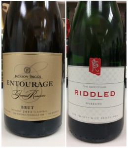 Two Canadian Sparkling Wines. 