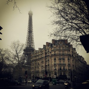 Paris, France with Eiffel Tower 