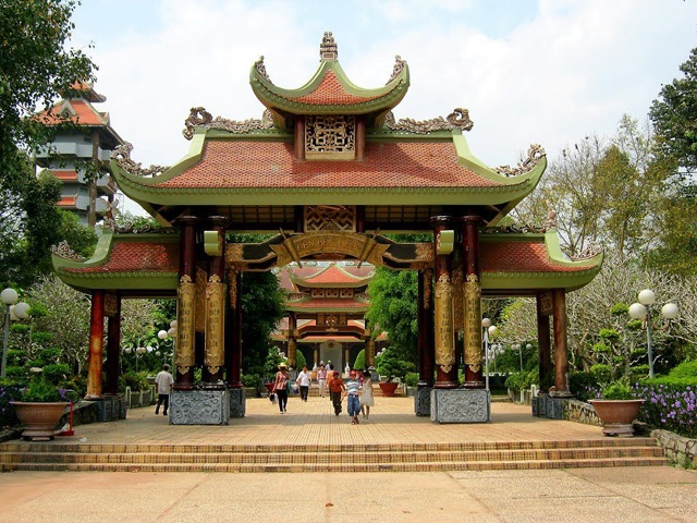 Vietnam Ben Duoc Temple and Shrine. 