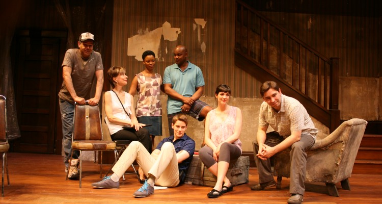 Bruce Norris' Clybourne Park, cast on stage at the Panasonic Theatre Toronto, Ontario