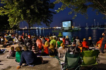 Sail-in Cinema at Sugar Beach