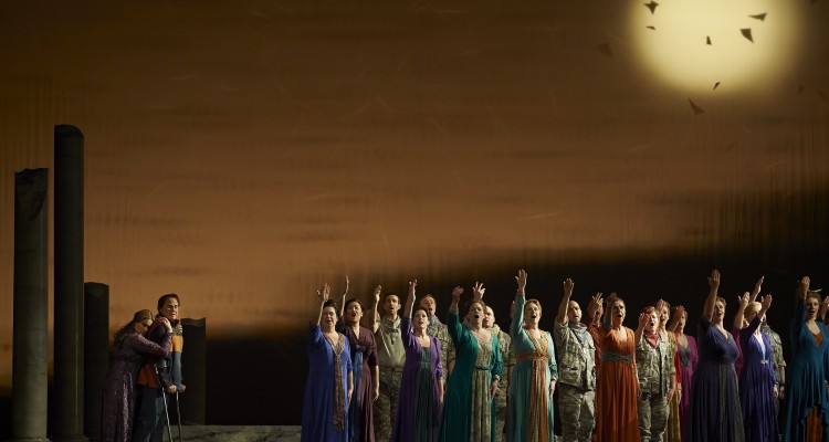 The Chorus of Peter Sellars' Hercules at Canadian Opera Company