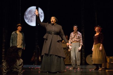 Spoon River, Soulpepper.Brendan Wall, Alana Bridgewater, Richard Lam, Mike Ross and Miranda Mulholland, photo: Cylla von Tiedemann