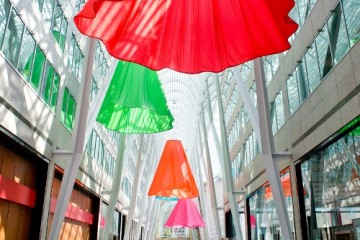 Soft Spin installation by Heather Nicol energizes Brookfield Place June 2 to 19, 2014